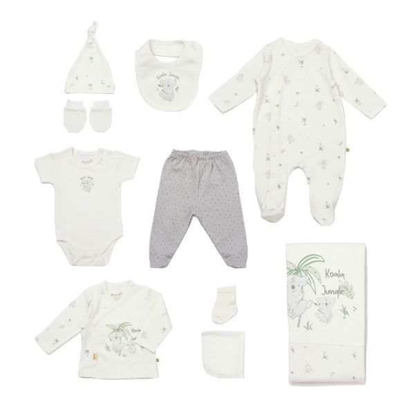 Biorganic Koala Jungle Newborn 10 Pieces Set (Size 56) 0-3M